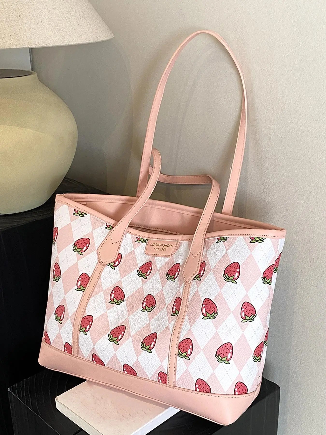Valentine's Day Gift Women's Elegant Floral Bow Pattern Handbag, personality versatile Daily Shoulder Bag, simple exquisite Casual Fashion   High quality Daily Commuter Bag, Fashion Crossbody Bags