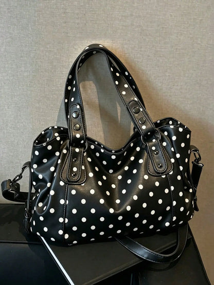 Women's Elegant Solid Color Shoulder Bag, Fashionable Large Capacity Crossbody Bag for Work & Daily Used, Casual Trendy Versatile High-quality Daily Commuting Bag, Fashionable Unique Bags