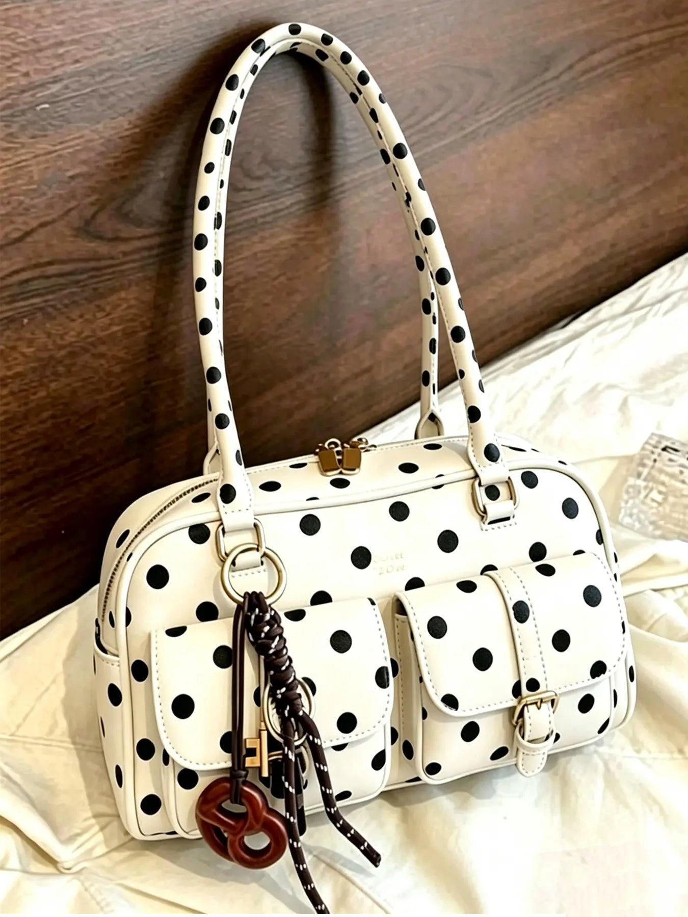 Women's Elegant Solid Color Shoulder Bag, Fashionable Pu Leather Bag for Daily Used, Casual Trendy Versatile High-quality Daily Commuting Bag