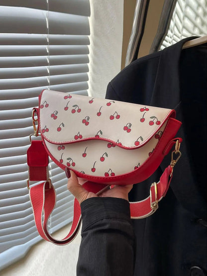 Women's Retro Solid Color Saddle Bag, Wide Shoulder Strap Messenger Bag, Fashionable Classic Popular Shoulder Bag, Crossbody Shoulder Bag, Everyday Crossbody Bag, Suitable for Daily Outing