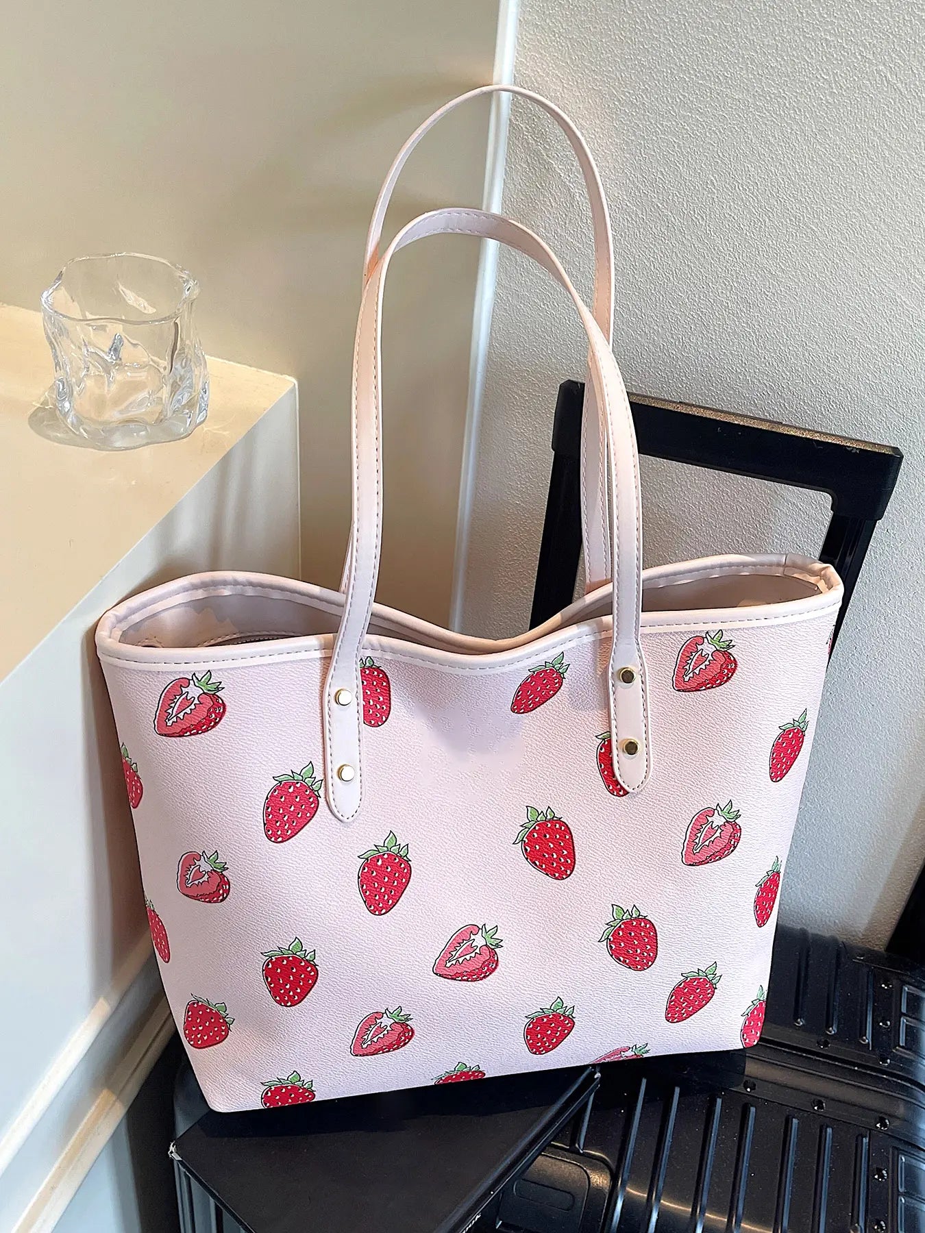 Valentine's Day Gift Women's Elegant Floral Bow Pattern Handbag, personality versatile Daily Shoulder Bag, simple exquisite Casual Fashion   High quality Daily Commuter Bag, Fashion Crossbody Bags