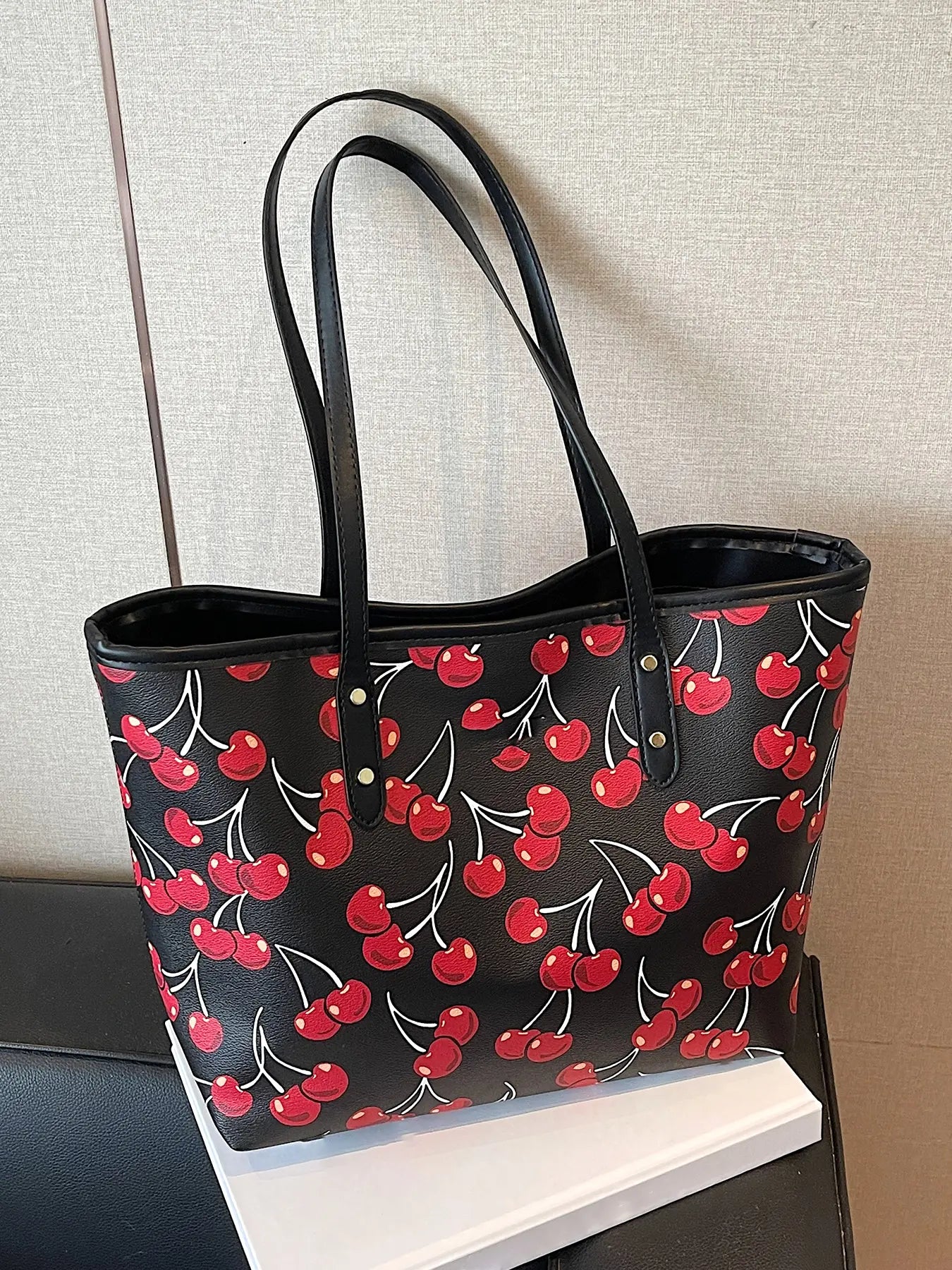 Valentine's Day Gift Women's Elegant Floral Bow Pattern Handbag, personality versatile Daily Shoulder Bag, simple exquisite Casual Fashion   High quality Daily Commuter Bag, Fashion Crossbody Bags
