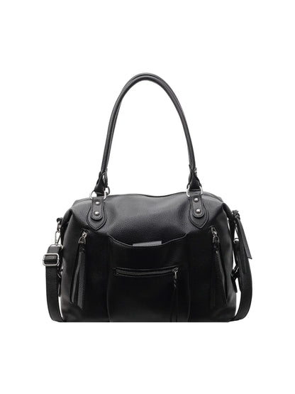 Retro tote bag, versatile textured commuter messenger bag, women's one-shoulder messenger bag, Casual commuter bag, suitable for daily commuting, short-term travel, etc.