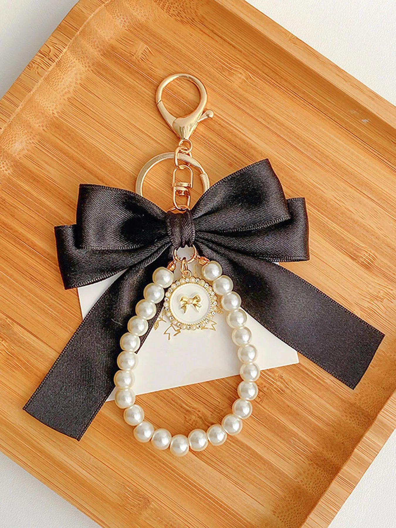 Women's Elegant Bowknot Design Bag Charm, Cute Trendy Bag Keychain, Fashionable Bag Decoration for Daily Use & Car Key Decoration, Keychain for Bags, Stylish Keychain, Cute Keychain Accessory