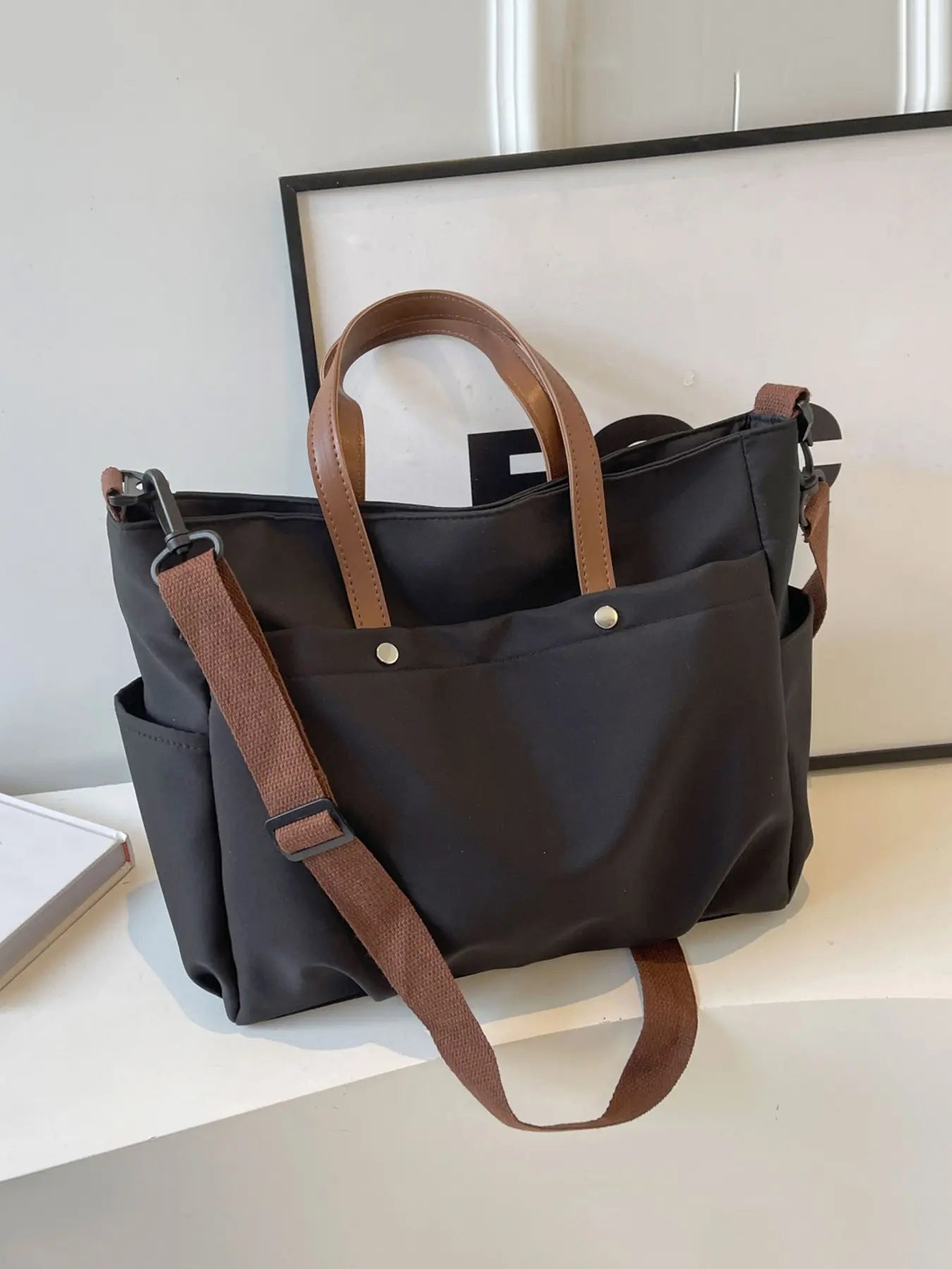Large Capacity Minimalist Shoulder Bag, Casual Versatile Computer Crossbody Bag, Casual Commuter Bag, All-match Tote Bag for Going Out, Dating, Shopping, Office, Class, Casual Messenger Bags, Handbag Shoulder Bag, Crossbody Shoulder Purse
